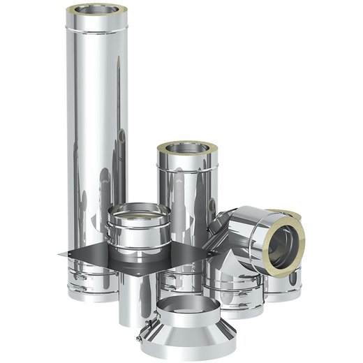 Edelstahlschornstein Jeremias DW-SILVER Muster Edelstahlschornstein Jeremias DW-SILVER