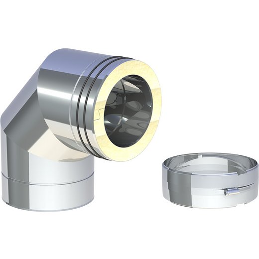 Edelstahlschornstein Jeremias DW-POWER 32 Winkel Edelstahlschornstein Jeremias DW-POWER 32