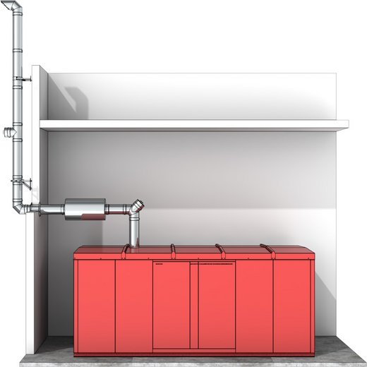Edelstahlschornstein Jeremias DW-POWER 32