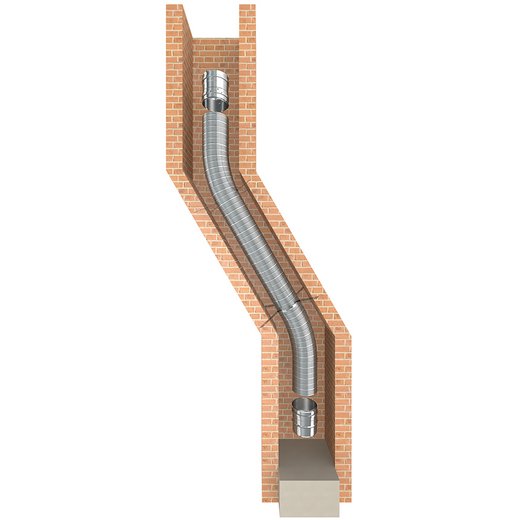 Edelstahlschornstein einwandig Jeremias EW-LINE-FLEX-FU Detailbild Jeremias EW-LINE-FLEX-FU