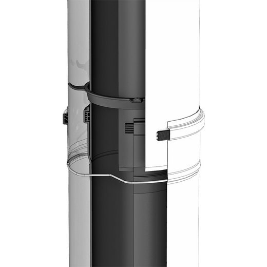 LAS-Schornstein Jeremias TWIN-PL Detailbild Jeremias TWIN-PL