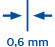Debljina zida 0,6 mm