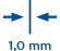 Debljina zida 1.0mm